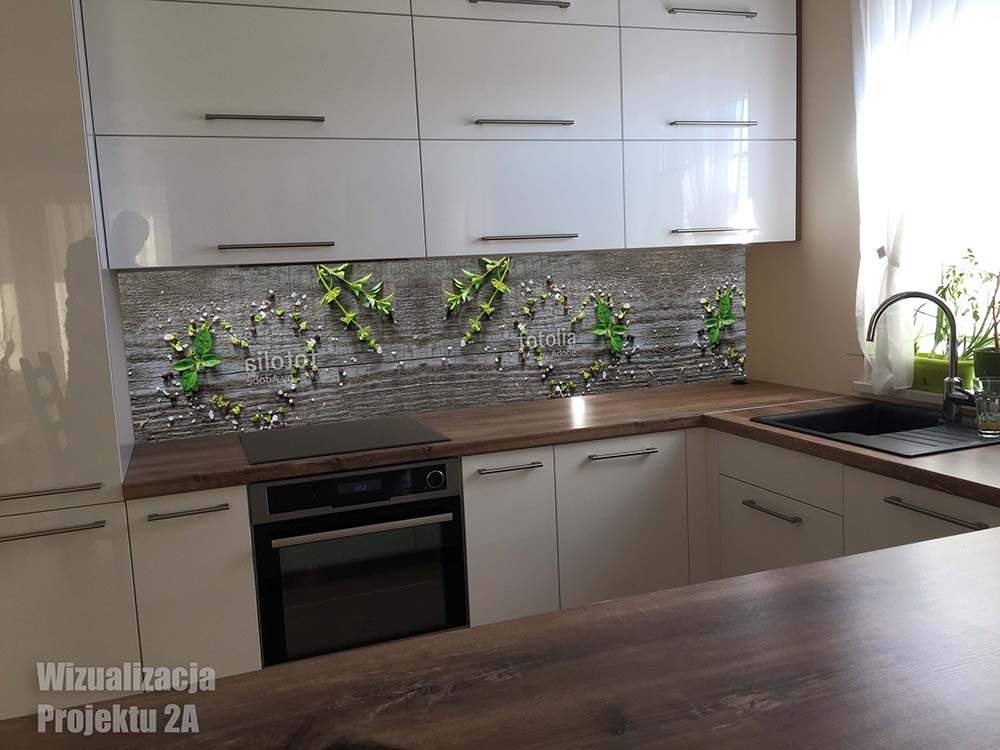 kuchnia szklana sciana