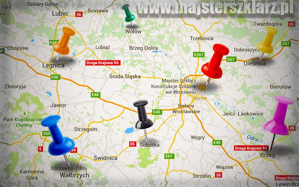 Zasięg działania Majster Szklarz