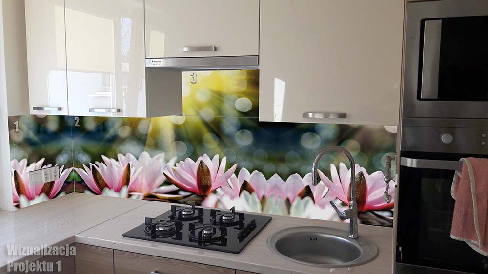 piekne kwiaty w kuchni