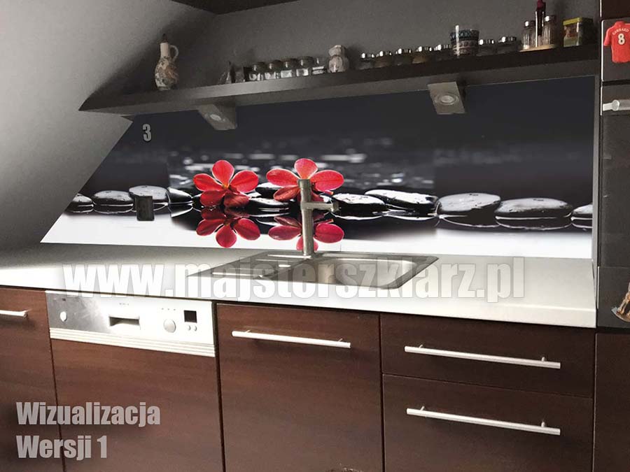 szklo dekoracyjne w kuchni