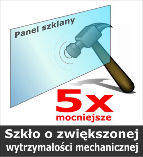 Szkło o zwiększonej wytrzymałości mechanicznej